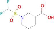 1-Difluoromethanesulfonylpiperidine-3-carboxylic acid