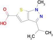 1-Methyl-3-(propan-2-yl)-1h-thieno[2,3-c]pyrazole-5-carboxylic acid