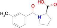 (2r)-1-(3-Methylbenzoyl)pyrrolidine-2-carboxylic acid