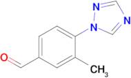 3-Methyl-4-(1h-1,2,4-triazol-1-yl)benzaldehyde