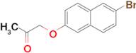 1-[(6-bromonaphthalen-2-yl)oxy]propan-2-one