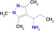 1-(Trimethyl-1h-pyrazol-4-yl)propan-1-amine