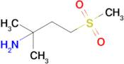 4-Methanesulfonyl-2-methylbutan-2-amine