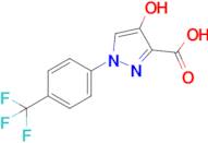 4-Hydroxy-1-[4-(trifluoromethyl)phenyl]-1h-pyrazole-3-carboxylic acid