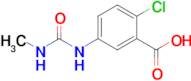 2-Chloro-5-[(methylcarbamoyl)amino]benzoic acid