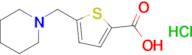 5-(Piperidin-1-ylmethyl)thiophene-2-carboxylic acid hydrochloride