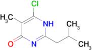 6-chloro-5-methyl-2-(2-methylpropyl)-1,4-dihydropyrimidin-4-one