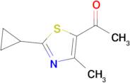 1-(2-Cyclopropyl-4-methyl-1,3-thiazol-5-yl)ethan-1-one