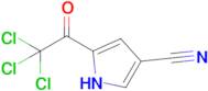 5-(Trichloroacetyl)-1h-pyrrole-3-carbonitrile