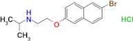 {2-[(6-bromonaphthalen-2-yl)oxy]ethyl}(propan-2-yl)amine hydrochloride