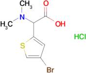 2-(4-Bromothiophen-2-yl)-2-(dimethylamino)acetic acid hydrochloride