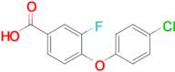 4-(4-Chlorophenoxy)-3-fluorobenzoic acid