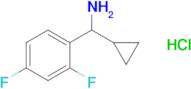 Cyclopropyl(2,4-difluorophenyl)methanamine hydrochloride