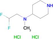 n-(2,2-Difluoroethyl)-N-methylpiperidin-4-amine dihydrochloride