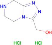 5h,6h,7h,8h-[1,2,4]triazolo[4,3-a]pyrazin-3-ylmethanol dihydrochloride