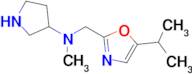 n-Methyl-N-{[5-(propan-2-yl)-1,3-oxazol-2-yl]methyl}pyrrolidin-3-amine