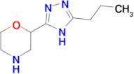 2-(5-propyl-4H-1,2,4-triazol-3-yl)morpholine