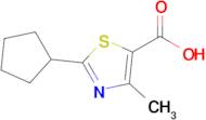 2-Cyclopentyl-4-methyl-1,3-thiazole-5-carboxylic acid