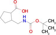 2-({[(tert-butoxy)carbonyl]amino}methyl)cyclopentane-1-carboxylic acid