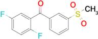 (2,5-Difluorophenyl)(3-methanesulfonylphenyl)methanone