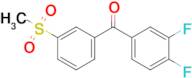 (3,4-Difluorophenyl)(3-methanesulfonylphenyl)methanone