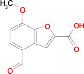 4-Formyl-7-methoxy-1-benzofuran-2-carboxylic acid