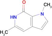 1,5-Dimethyl-1h,6h,7h-pyrrolo[2,3-c]pyridin-7-one