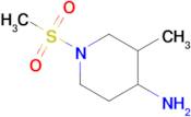 1-Methanesulfonyl-3-methylpiperidin-4-amine