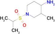 3-Methyl-1-(propane-2-sulfonyl)piperidin-4-amine