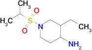 3-Ethyl-1-(propane-2-sulfonyl)piperidin-4-amine