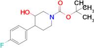 Tert-butyl 4-(4-fluorophenyl)-3-hydroxypiperidine-1-carboxylate