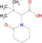 3,3-Dimethyl-2-(2-oxopiperidin-1-yl)butanoic acid