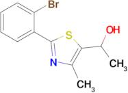 1-[2-(2-bromophenyl)-4-methyl-1,3-thiazol-5-yl]ethan-1-ol