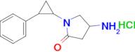 4-Amino-1-(2-phenylcyclopropyl)pyrrolidin-2-one hydrochloride