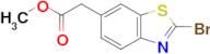 Methyl 2-(2-bromo-1,3-benzothiazol-6-yl)acetate