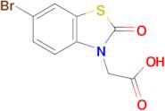 2-(6-Bromo-2-oxo-2,3-dihydro-1,3-benzothiazol-3-yl)acetic acid