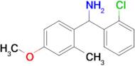 (2-Chlorophenyl)(4-methoxy-2-methylphenyl)methanamine