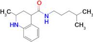 2-Methyl-N-(4-methylpentyl)-1,2,3,4-tetrahydroquinoline-4-carboxamide