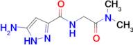 2-[(5-amino-1H-pyrazol-3-yl)formamido]-N,N-dimethylacetamide