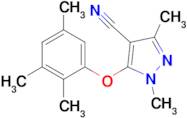 1,3-Dimethyl-5-(2,3,5-trimethylphenoxy)-1h-pyrazole-4-carbonitrile