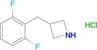 3-[(2,6-difluorophenyl)methyl]azetidine hydrochloride