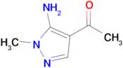 1-(5-Amino-1-methyl-1h-pyrazol-4-yl)ethan-1-one