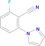 2-Fluoro-6-(1h-pyrazol-1-yl)benzonitrile