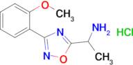 1-[3-(2-methoxyphenyl)-1,2,4-oxadiazol-5-yl]ethan-1-amine hydrochloride