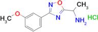 1-[3-(3-methoxyphenyl)-1,2,4-oxadiazol-5-yl]ethan-1-amine hydrochloride