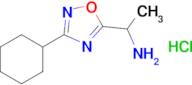 1-(3-Cyclohexyl-1,2,4-oxadiazol-5-yl)ethan-1-amine hydrochloride