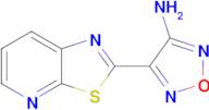 4-{[1,3]thiazolo[5,4-b]pyridin-2-yl}-1,2,5-oxadiazol-3-amine