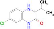 7-Chloro-3-(propan-2-yl)-1,2,3,4-tetrahydroquinoxalin-2-one