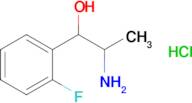 2-Amino-1-(2-fluorophenyl)propan-1-ol hydrochloride