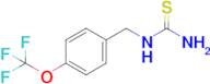 {[4-(trifluoromethoxy)phenyl]methyl}thiourea